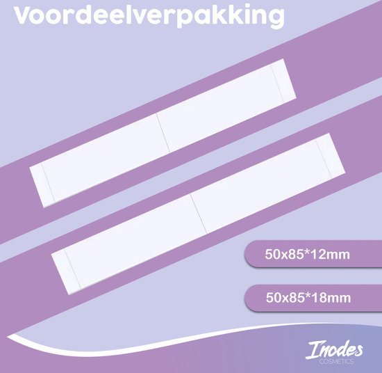 Inodes Fashion Tape 100 Stuks - Kleding Tape Dubbelzijdig - Groot & Klein Formaat Dress Tape - Mode BH Tape - BH Accessoires - Jurk Tape