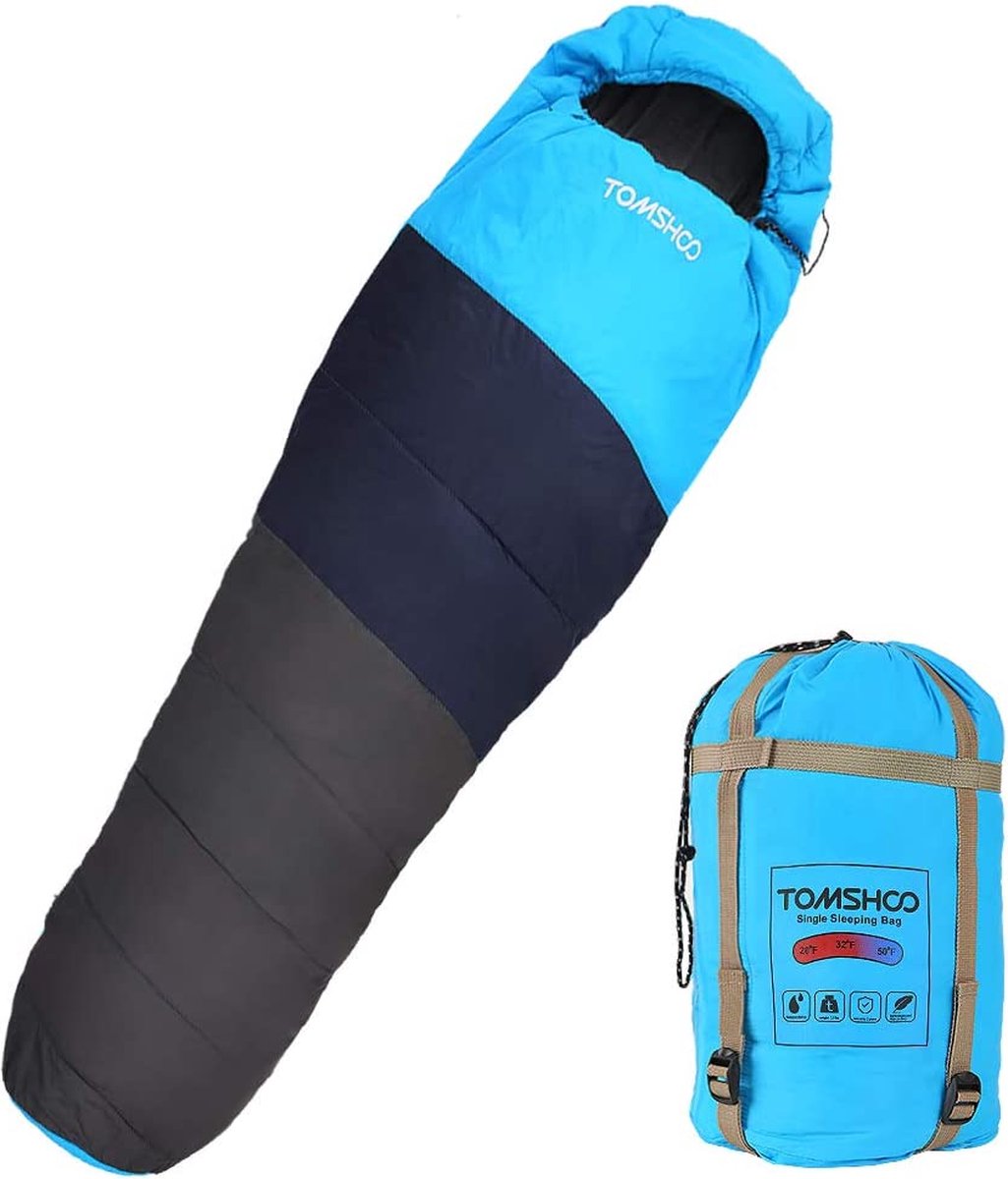 sleeping bag / Premium Sleeping Bag Adults & Kids - Warm 3-4 Seasons, Waterproof Lightweight Sleeping Bag for Men, Women, Camping, Festivals &