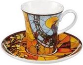 Louis Comfort Tiffany: Peacock blue - espressokopje