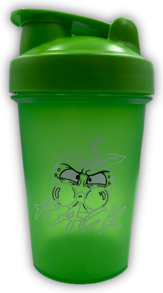 Goedkoopste HACK Energy Apple Bomb - Shaker Cup - Groen - BPA free - lekvrij - Hoge kwaliteit