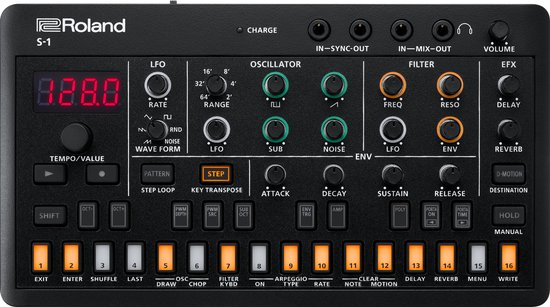 未開封新品 Roland Tweak Synthesizer S-1 Roland S-1 Tweak Synth - Mini synthesizer | bol
