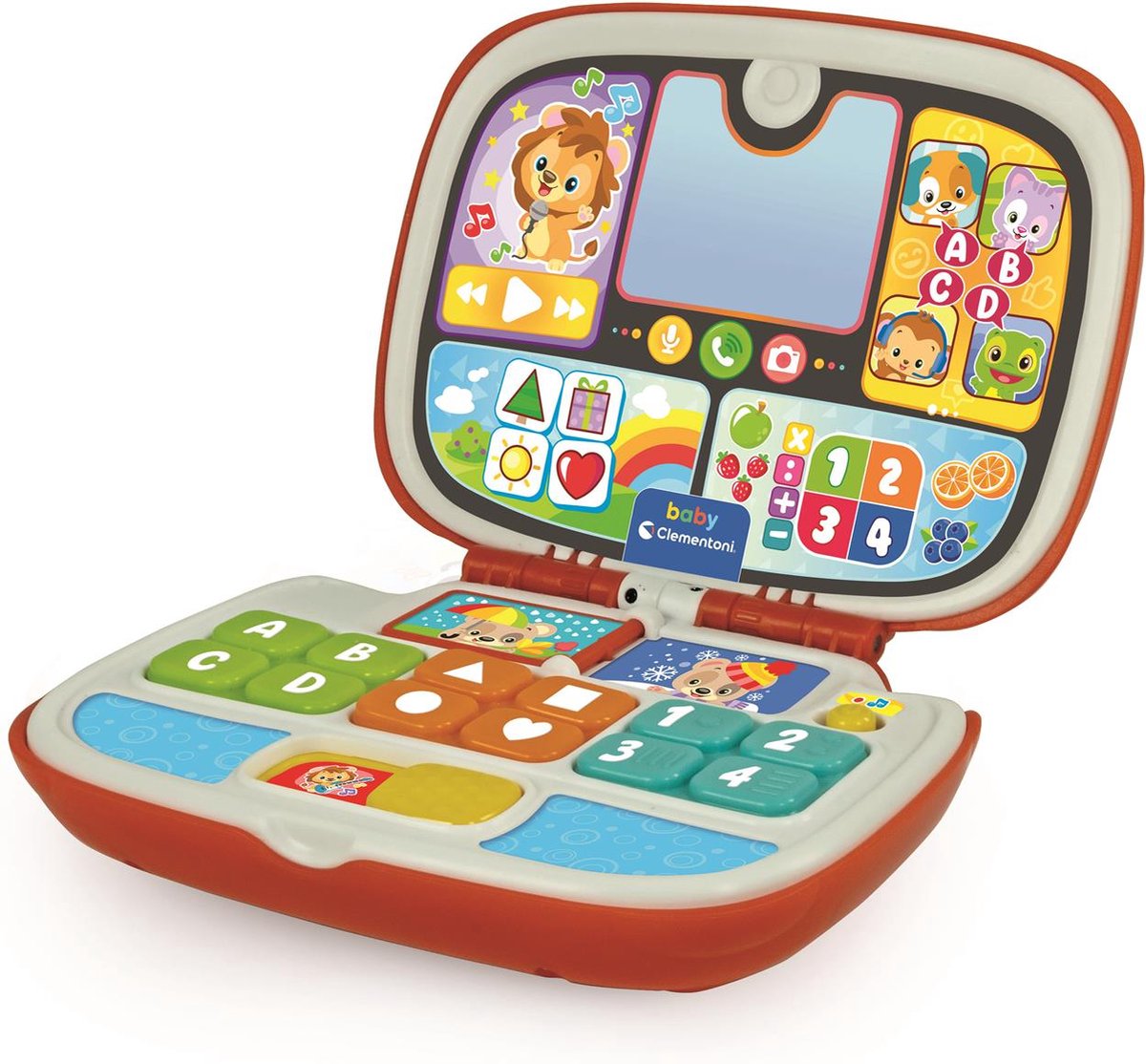 overstroming Met name Ongeldig Baby Clementoni - Baby Laptop - Kinder Computer - Interactief Speelgoed - 1  tot 3 Jaar... | bol.com
