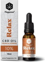 Happease® Relax 10% CBD Oil Tropical Sunrise (10ml)