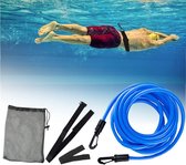 Weerstandsband Zwemmen - Training - 6mm* 10mm*4m - Bungee koord - Conditie - Wedstrijd - Zwem training