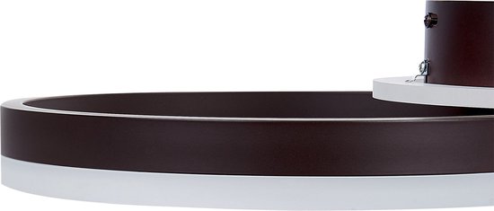 GLYDE - Plafonnier - Marron - Aluminium