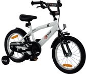 2Cycle BMX-Fun - Kinderfiets - 16 inch - Wit - Jongensfiets -16 inch fiets