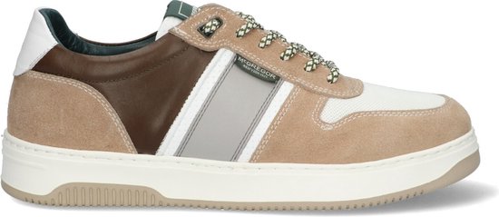 McGregor Heren Sneakers - Beige - Lage Sneakers - Leer - Veters