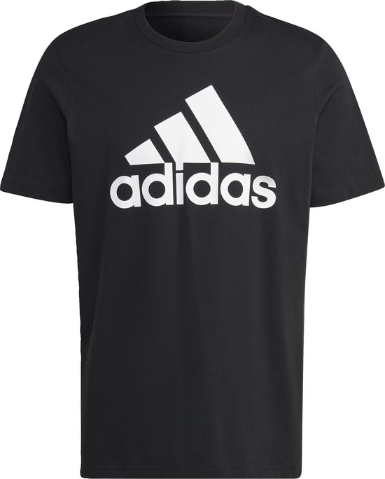 adidas Sportswear Essentials Big Jersey Big Logo T-shirt - Heren - Zwart- L