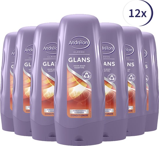 Andrélon Classic Glans Conditioner - 12 x 300 ml - Voordeelverpakking
