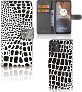 Bookcase Motorola Moto G32 Telefoon Hoesje Slangenprint