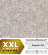 Papier peint texturé EDEM 410ST14 papier peint intissé vinyle dur gaufré à chaud légèrement texturé ton sur ton et reflets métalliques gris gris beige argent anthracite 10,65 m2
