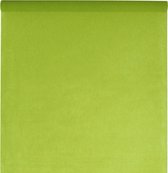 Santex Tafelkleed op rol - non woven polyester - groen - 120 cm x 10 m