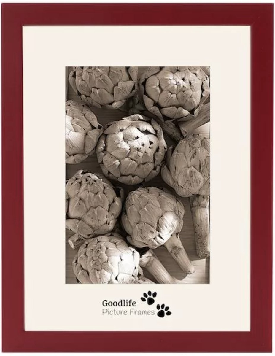 Fotolijst Anitra Rood-10x10 Anti-reflectie glas