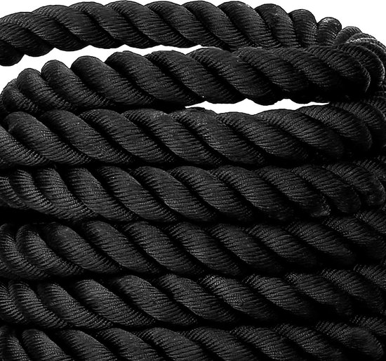 TUNTURI Corde ondulatoire de musculation battle rope crossfit 9m