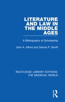 Routledge Library Editions: The Medieval World- Literature and Law in the Middle Ages