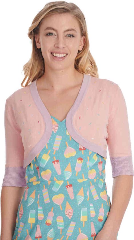 Banned - Ice Cream Sprinkle Bolero - M - Roze