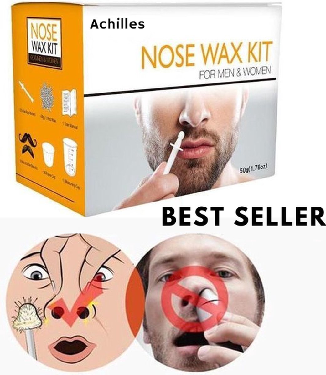 andmetics Wax Kit Nose & Ear Hair Removal Wax for men