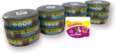 LitterLocker Refill - Navulling - 4x 3 Pack - Voordeelverpakking - Actie incl. Whiskas Temptations kip en kaas - 60 gram