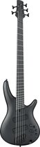 Ibanez Iron Label SRMS625EX-BKF Black Flat - Guitare basse électrique