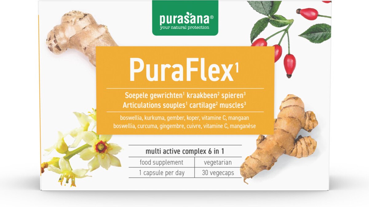 Goedkoopste Purasana Puraflex 30 Vegetarische capsules
