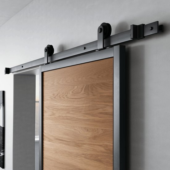 ARTENS - Garniture pour porte coulissante 186 cm - Système de porte  coulissante Rail