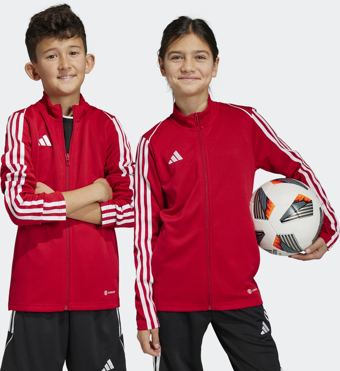 1098x1200.jpg adidas Performance Tiro 23 League Training Jack - Kinderen - Rood - 140 - Afbeelding 1