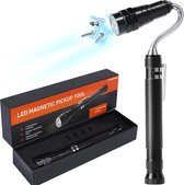 Ironbear® LED Zaklamp - Magnetische Pickup Tool - Gereedschap - Magnetische Pen - Incl. 8 Batterijen - Gadget