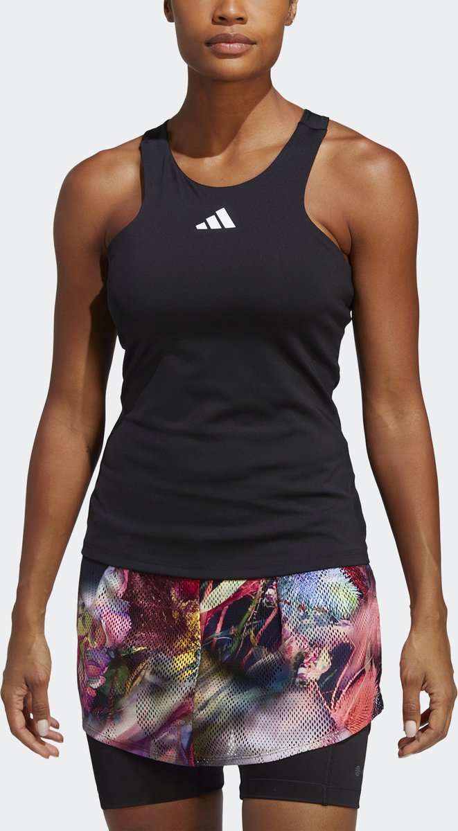 adidas Performance Tennis Y-Tanktop Dames Zwart