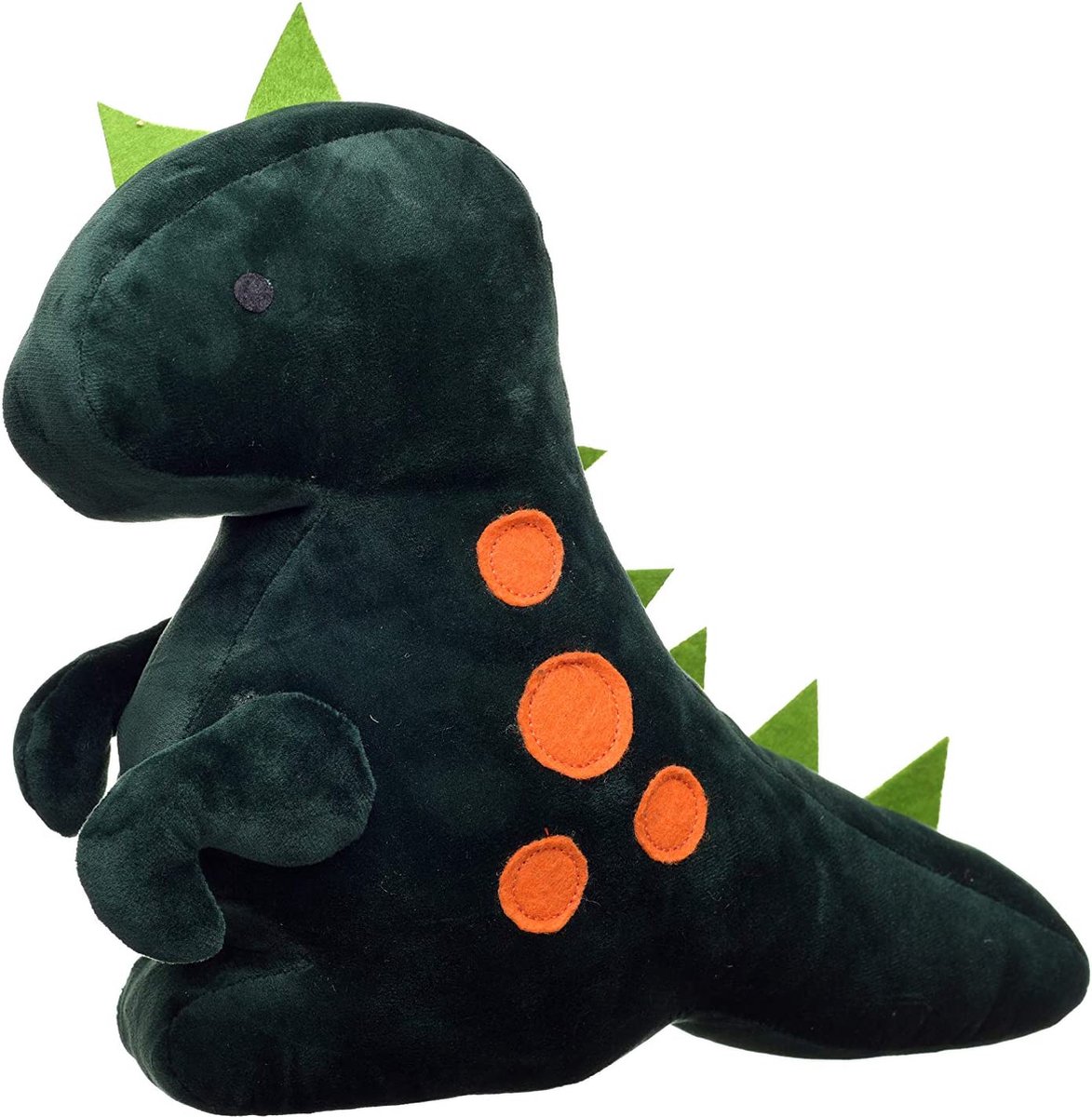 Heitmann Deco Door Stopper Dino - Animal Window Stopper Made of Fabric - Decoration Living Room - Green