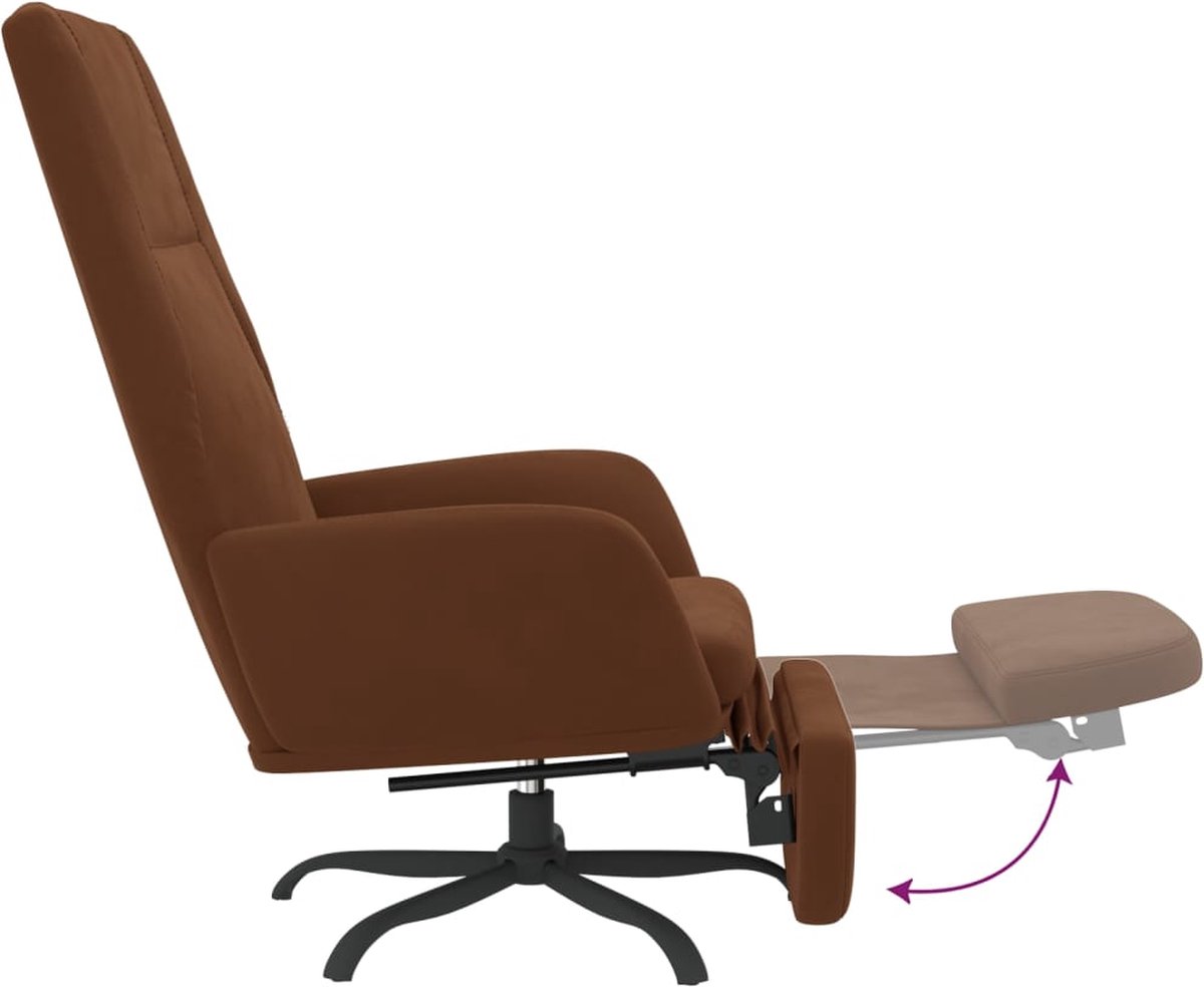 Relaxfauteuil Initio verstelbare rug en voetensteun