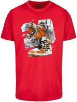 Mister Tee - Vintage Ballin Heren T-shirt - XXL - Rood