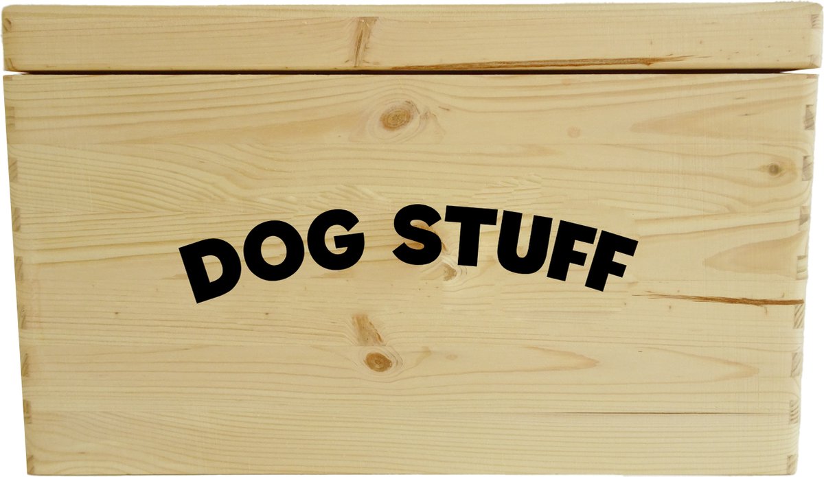 Honden opbergbox - opbergdoos - houten kist