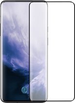 Protecteur d'écran en Verres trempé OnePlus 7 Pro (ENTIÈREMENT COUVERT) (NOIR) | Verre trempé | Verre trempé