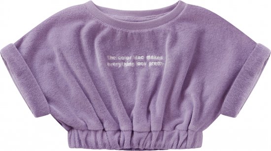 Your Wishes Terry Isis T-shirts & T-shirts Filles - Chemise - Violet - Taille 98/104
