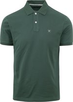 Hackett - Polo Groen - Slim-fit - Heren Poloshirt Maat XXL