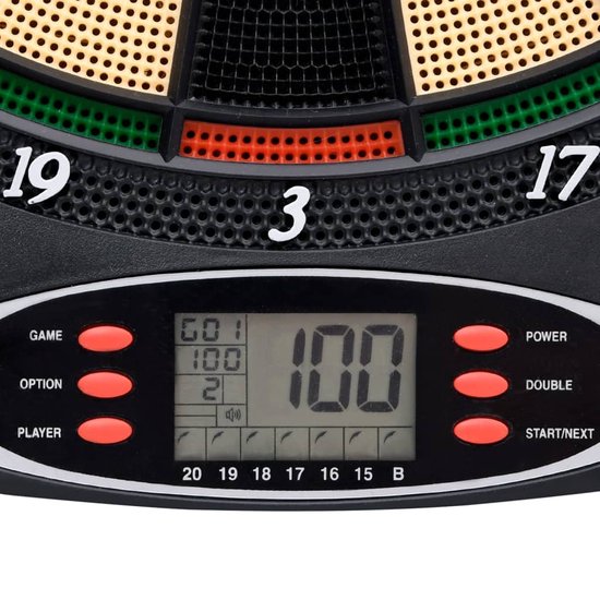 Furniture Limited - Dartbord elektrisch met darts polypropeen zwart van Spelpunt — afbeelding 5