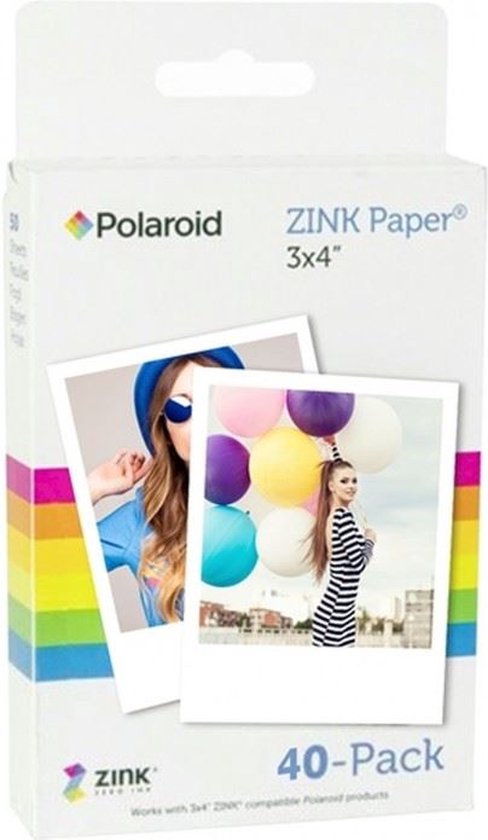 Polaroid ZINK fotopapier 3.5x4.25 inch - 40 stuks