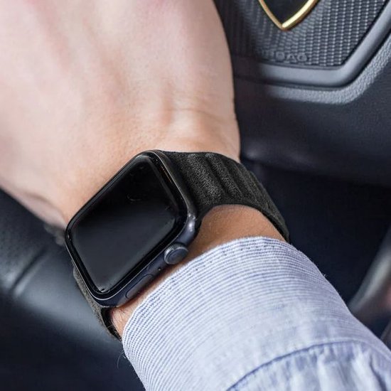 Bracelet Apple Watch 44 mm en Alcantara - Blue Ocean