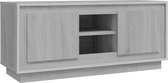 vidaXL-Tv-meubel-102x35x45-cm-bewerkt-hout-grijs-sonoma-eikenkleurig