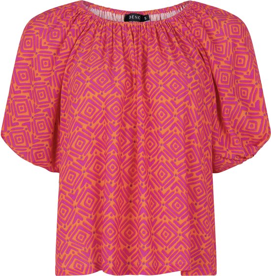 Ydence - Dames top Shelly - Aztec print - maat XS