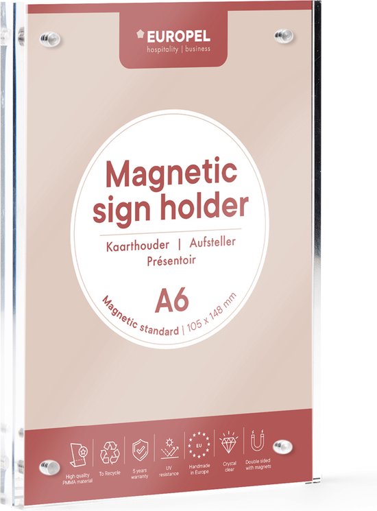 Porte-cartes Luxe Europel A6