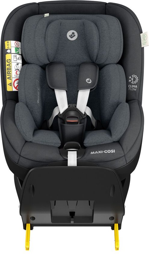 Foto: Maxi cosi mica pro eco i size autostoeltje 360 draaibaar gerecyclede stoffen authentic graphite vanaf de geboorte tot ca 4 jaar