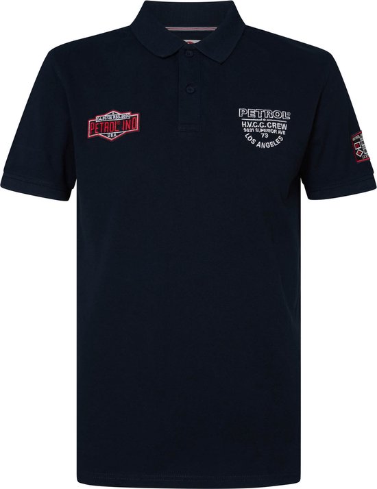 Petrol Industries - Polo Sporty artwork pour homme - Blauw - Taille L