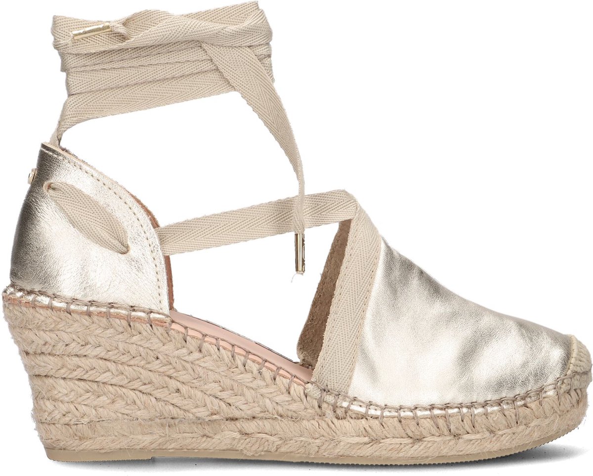 Fred de la Bretoniere 153010289 Espadrilles Met Sleehak Dames Goud Maat 39 bol