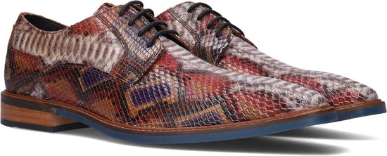 Mazzeltov Enzo Nette schoenen Veterschoenen Heren Rood Maat 41 bol