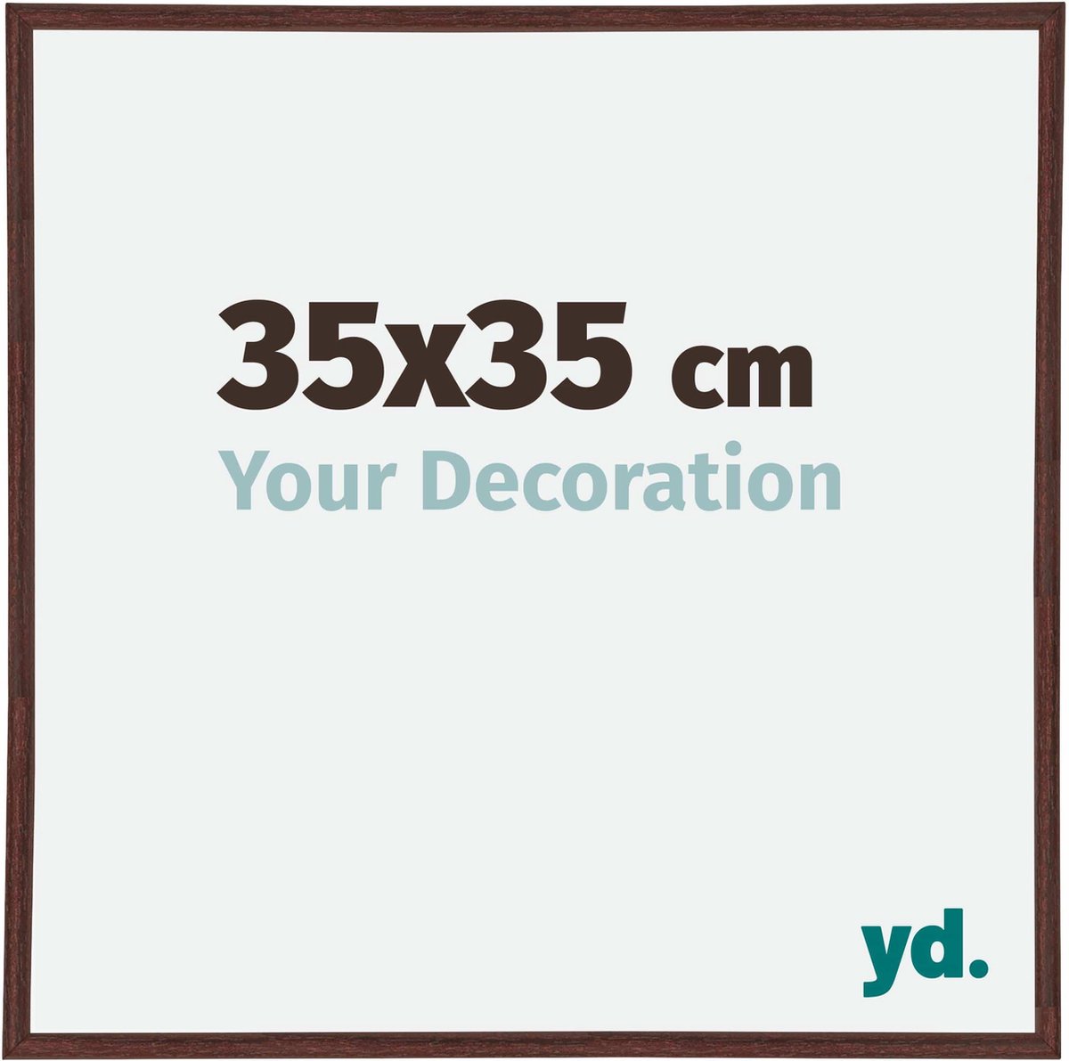 yd. Your Decoration - Fotolijst 35x35 cm - Kunststof - Bruin - Annecy