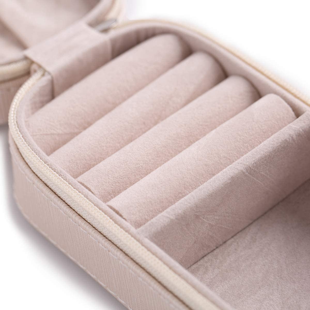 Sanqianwan Pu Leather Small Jewelry Box Jewelry Box Women Juwelzaken Travel sieraden opslag sieraden dames dames sieradendoos voor ringen, oorbellen, ketting, polshorloge
