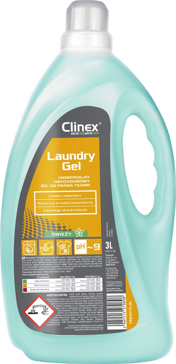 Clinex Laundry Gel Wasmiddel 3 liter