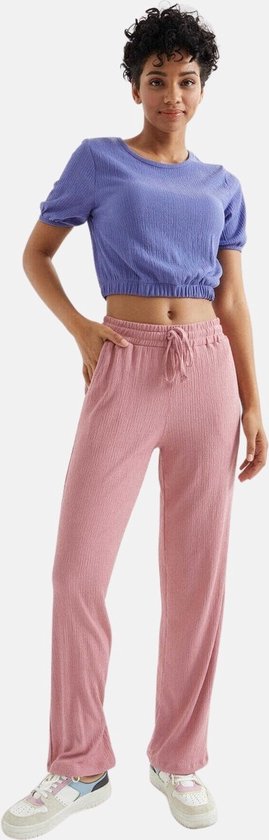 La Pèra Broek - Sweatpants - Jogger - Wijde Pijpen - Los vallend - Dames - Roze - L