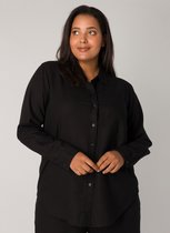 BASE LEVEL CURVY Yaella Shirts - Black - maat 0(46)